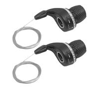 Cycling Gear Shifter, Mountain Bikes Gear Shifters, Non-Slip Bike Handle Bar Twist Grip Gear, Speed Lever Brake Replacement Parts for Atv Road Dirt Riding Dirtbike Mountain Bike Riders
