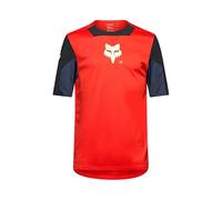 Cycling Jersey Fox Defend Fluo Red S