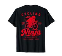 Cycling Ninja - Design Divertente per Ciclisti Stealth Watts Maglietta