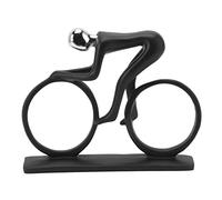 Cycling Orment for Desk | Synthetic Sculpture with Matte Finish | Streamlined Desktop Decoration for Office/Home/TV Stand | Sports Figure Present