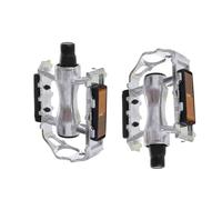 Cycling Pedal - Lega di alluminio, Standard Size Foot Support Part Construction | Smooth Bearing Comfortable Pedaling, Replacement Bike Pedals for Commuting, Road Biking, Fitness Workouts