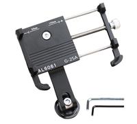 Cycling Phone Mount, Anti-Shake Motorcycle, Adjustable Rack Bracket, Shock Absorbing, 180 gradi Rotazione, Ideal for Riding Motor Outdoor Electric Scooter Travel Navigation, 5.12x3.94x1.85 inch