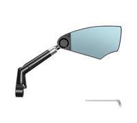 Cycling Rearview Mirror, Wide Angle Rear View Glass, Shockproof Portable Bike Safety Gear Adjustable Lightweight Design for Road Cycling, Touring, Commuting, Racing, Mountain Biking, Outdoor Travel