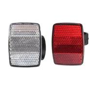 Cycling Reflectors - 2 Pack, Low Light Warning, Scooter Road Accessory | Road Cycling Visibility Accessories Lightweight Safety Indicators for Mountain Rides Motorcycle Paths Gravel Tracks