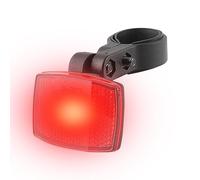 Cycling Reflectors For Night Riding - 5,4 x 3,8 cm Motorcycle Reflector Biking Rear Warning | Uncomplicated Installation, Niight Warning Board Fits 25,4-31,8 mm Seatpost, Ensures Safe Night Riding