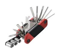 Cycling Repair Tool Kit - Bicycle Repair Tool Kit | Mountain Bike Repâir Tools |17-In-1 Hex Wrench and Socket | Ergonomic Pliers Portable Set Equipment Gear for Motorcycle Biking Cyclist Maintenance