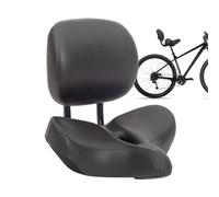 Cycling Seat with Backrest - Backrest Foam Cycling Seat | Impermeabile Saddle with Adjustable Backrests | Waterproof Seats Cushion | Riding Shock Absorbing Backrests Saddle