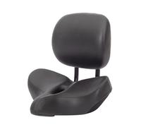Cycling Seat With Backrest - PU Leather & High-Density Foam Padding, Bicycle Saddle, Shock Absorbing, Ergonomic Saddle | Comfort Support, Bike Seat, Back Support Touring Use Fit