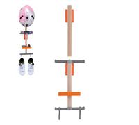 Cycling Storage Organizer - Equipment Display Rack for Efficient Arrangement | Steel Frame with Multi Slot Design, Wall Mounted Structure, Indoor Garage Workshop Basement Utility Space Solution