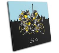 Cycling Tour de France Bike Velo Sports SINGLE TELA parete arte foto stampa