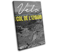 Cycling Tour Mountain Bike Velo Sports SINGLE TELA parete arte foto stampa