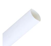 cyclingcolors 1 guaina isolante per cavi elettrici con guaina termorestringente, diametro anteriore bianco 12,7 mm, diametro posteriore 6,4 mm, lunghezza 1 m, spessore 0,65 mm