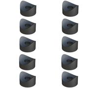 cyclingcolors 10 distanziatore in plastica concavo singolo cuneo tubo asse rondella supporto, D = 17 d = 6 L = 10