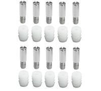 cyclingcolors 10x catenacci di chiusura, per profilo di serratura a spagnoletta, con filettatura M6, anta mobile eccentrica