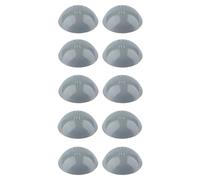 cyclingcolors 10x Coprivite con labbro di tenuta cappuccio plastica viti testa cilindrica bombata copertura coperchi tappi, Grigio 14mm