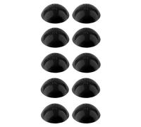 cyclingcolors 10x Coprivite con labbro di tenuta cappuccio plastica viti testa cilindrica bombata copertura coperchi tappi, Nero 18mm