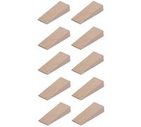 cyclingcolors 10x cunei legno piccoli fermaporta mobili ferma porta ante pavimento cucina angolazione blocca, 55mm x 20mm x 12mm