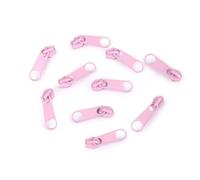 cyclingcolors 10x Cursore Cerniera Ricambio Kit di Riparazione per Cerniera Testa N°3 Cursori per Vestiti Borse Giacche Borse Valigie Jeans, rosa chiaro