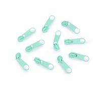 cyclingcolors 10x Cursore Cerniera Ricambio Kit di Riparazione per Cerniera Testa N°3 Cursori per Vestiti Borse Giacche Borse Valigie Jeans, azzurro