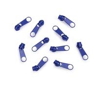 cyclingcolors 10x Cursore Cerniera Ricambio Kit di Riparazione per Cerniera Testa N°3 Cursori per Vestiti Borse Giacche Borse Valigie Jeans, blu reale