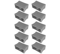 cyclingcolors 10x Cursore per Doghe 38mm Guida per regolare la rigidità del supporto Lombare Grigio