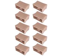 cyclingcolors 10x Cursore per Doghe 53mm Guida per regolare la rigidità del supporto Lombare Beige