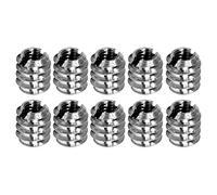 cyclingcolors 10x dado a manicotto filettato m6 a vite senza flangia on fessura di avvitamento acciaio mobile tavolo sedia letto, M6x11mm