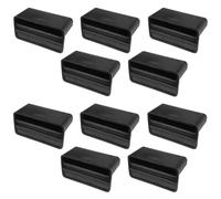cyclingcolors 10x Ferma Doghe Singola in Plastica Cappuccio Innesto Supporti 53m