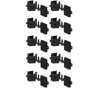 cyclingcolors 10x Gancio per zoccolo cucina gambe piedini 28mm a vite clip mobile molle plastica zoccolino montaggio