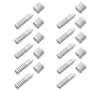 cyclingcolors 10x Perno di Guida Centraggio Plastica Scorrevole Prolunga Estensione Tavolo Mobile Universale, Bianco