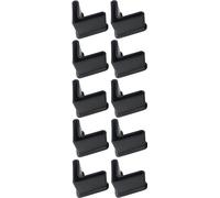 cyclingcolors 10x piedini plastica angolare profilo a L piede Mensola Tappo Cappucci terminali gambe per mobili, 36x36 36mm
