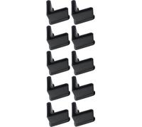 cyclingcolors 10x piedini plastica angolare profilo a L piede Mensola Tappo Cappucci terminali gambe per mobili (A = 40mm)