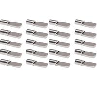 cyclingcolors 10x reggipiani perni supporto mensole 4mm staffe acciaio tasselli scaffale mobili (Confezione da 2)