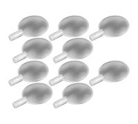 cyclingcolors 10x Squeak Riparazione per Giochi Cani Sostituzione Giocattolo Plastica Trasparente Animali Domestici, Ø35mm