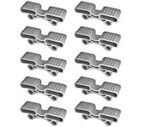 cyclingcolors 10x Supporto per Doghe 38x12mm Doppia Sospensione con Cavità da 11mm per Letto Flessibile Mobili