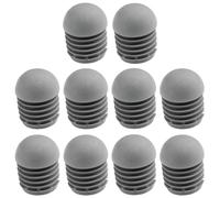 cyclingcolors 10x Tappi Di Plastica Per Gambe Sedie Inserti a Cupola Gomma Dura Grigio Antiscivolo Tavoli Mobili, 22mm