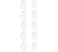 cyclingcolors 10x tappo chiusura plastica nero bianco grigio marrone mobili inserto cappuccio copriforo fori (Ø35mm/bianco RAL 9010)