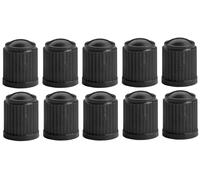 cyclingcolors 10x tappo valvola coprivalvole cappucci valvole universale per auto, moto, scooter e bici, plastico nero