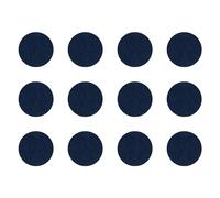cyclingcolors 12x Copriviti adesivi 40 mm plastica viti copertura coperchi tappi riparazione mobili, Bleu foncé