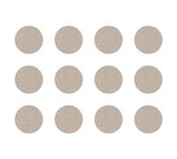 cyclingcolors 12x Copriviti adesivi 40 mm plastica viti copertura coperchi tappi riparazione mobili, Lin beige