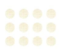 cyclingcolors 12x Copriviti adesivi 40 mm plastica viti copertura coperchi tappi riparazione mobili, Textile beige