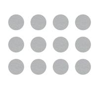 cyclingcolors 12x Copriviti adesivi 40 mm plastica viti copertura coperchi tappi riparazione mobili, Aluminium