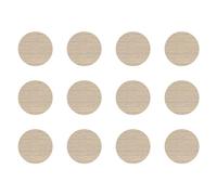 cyclingcolors 12x Copriviti adesivi 40 mm plastica viti copertura coperchi tappi riparazione mobili, Hêtre clair