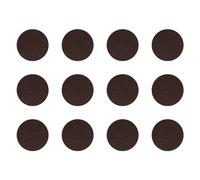 cyclingcolors 12x Copriviti adesivi 40 mm plastica viti copertura coperchi tappi riparazione mobili, Chocolat marron foncé