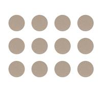 cyclingcolors 12x Copriviti adesivi 40 mm plastica viti copertura coperchi tappi riparazione mobili, Cappuccino