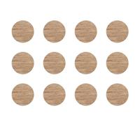 cyclingcolors 12x Copriviti adesivi 40 mm plastica viti copertura coperchi tappi riparazione mobili, Chêne doré