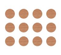 cyclingcolors 12x Copriviti adesivi 40 mm plastica viti copertura coperchi tappi riparazione mobili, Hêtre bavière