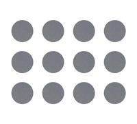 cyclingcolors 12x Copriviti adesivi 40 mm plastica viti copertura coperchi tappi riparazione mobili, Gris foncé