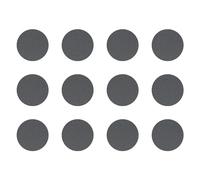 cyclingcolors 12x Copriviti adesivi 40 mm plastica viti copertura coperchi tappi riparazione mobili, Graphite