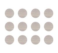 cyclingcolors 12x Copriviti adesivi 40 mm plastica viti copertura coperchi tappi riparazione mobili, Chêne blanc